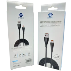 3.1A TYPE-C Şarj Kablosu Arbaks ARB-51