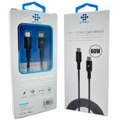 60W PD TYPE-C TYPE-C Şarj Kablosu Arbaks ARB-53