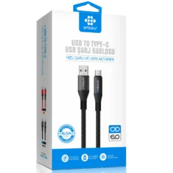 6A USB-A to TYPE-C ŞARJ KABLO ARB-305