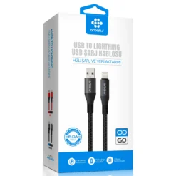 6A USB-A to LIGHTNING ŞARJ KABLO ARB-306