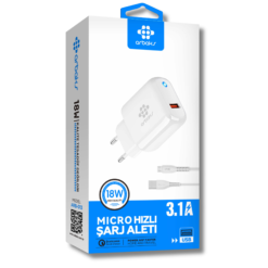 18W ŞARJ SET (MICRO) - ARB-013