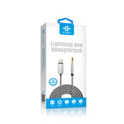 ARBAKS ARB-513 Lightning to 3.5 mm AUX ses dönüştürücü