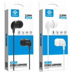 ARB712 3.5mm stereo kulaklık siyah ve beyaz