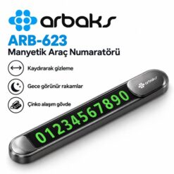 ARB623 MANYETİK ARAÇ NUMARATÖRÜ
