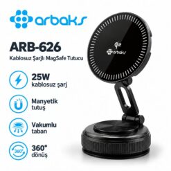 ARB626 25W KABLOSUZ ŞARJLI MAGSAFE TUTUCU