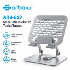 ARB627 METAL MASA ÜSTÜ TELEFON / TABLET TUTUCU
